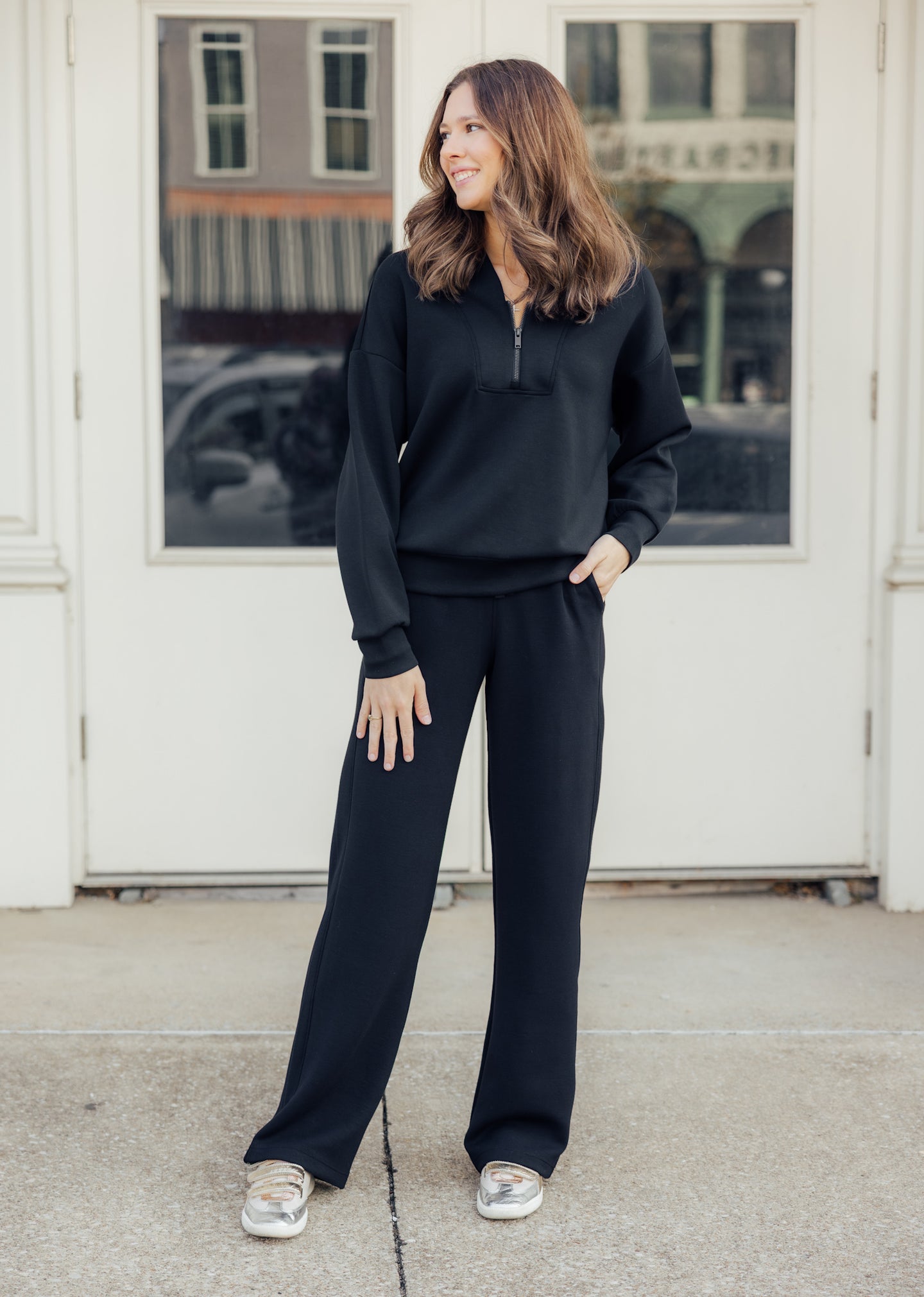 Black Modal Luxe Pant Set